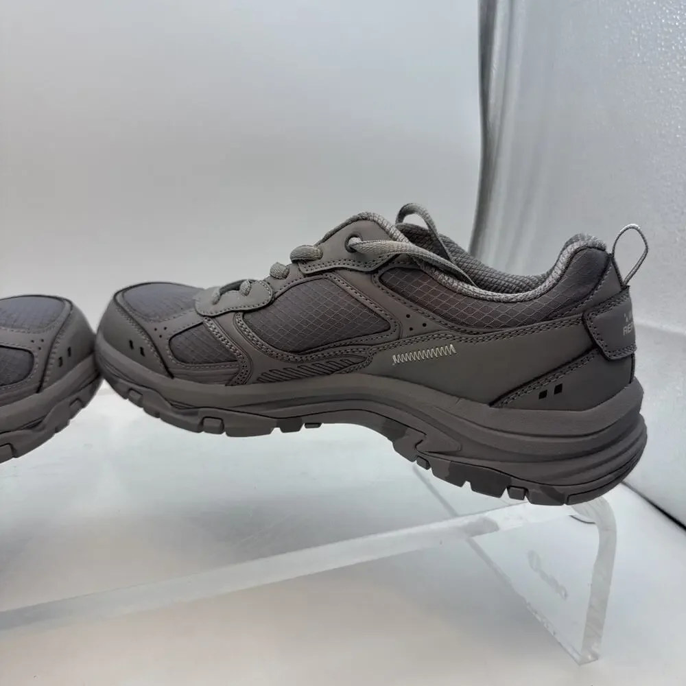 Skechers Trego Reeds Mill Road Shoes Women 9.5Grey Trail Running Sneakers 180118